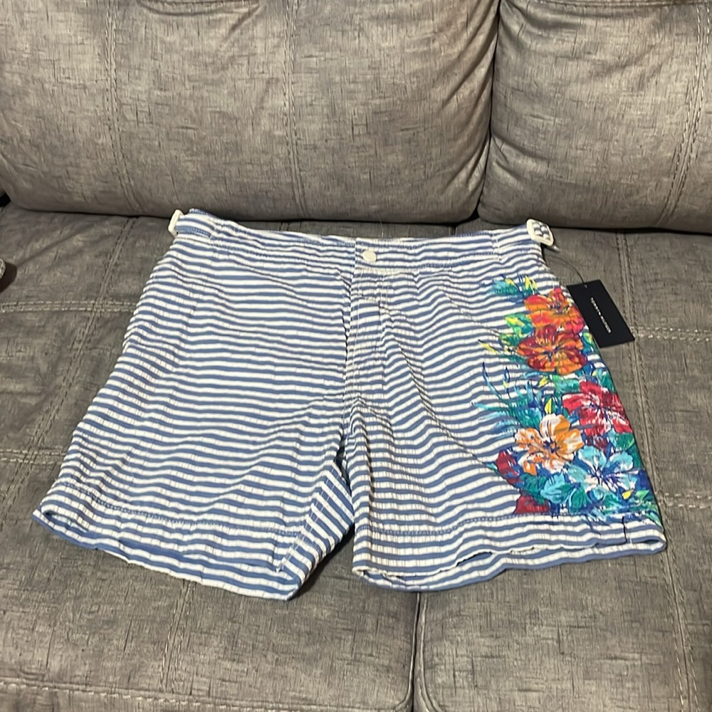 Tommy Hilfiger Trunks Swim Shorts Blue Stripe medium